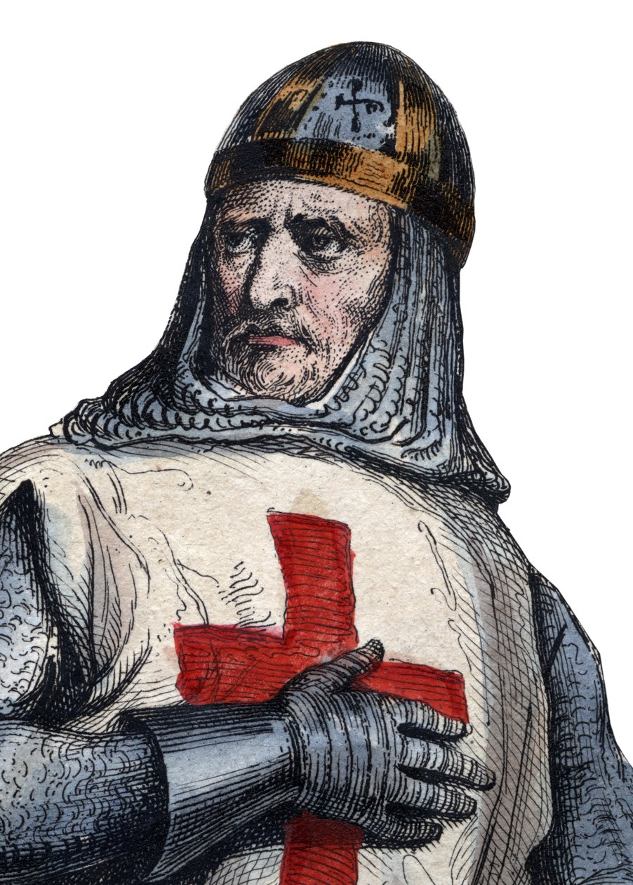 Retrato de Godofredo de Bouillon (104061-1100), caballero franco, uno de los líderes de la Primera Cruzada de French School