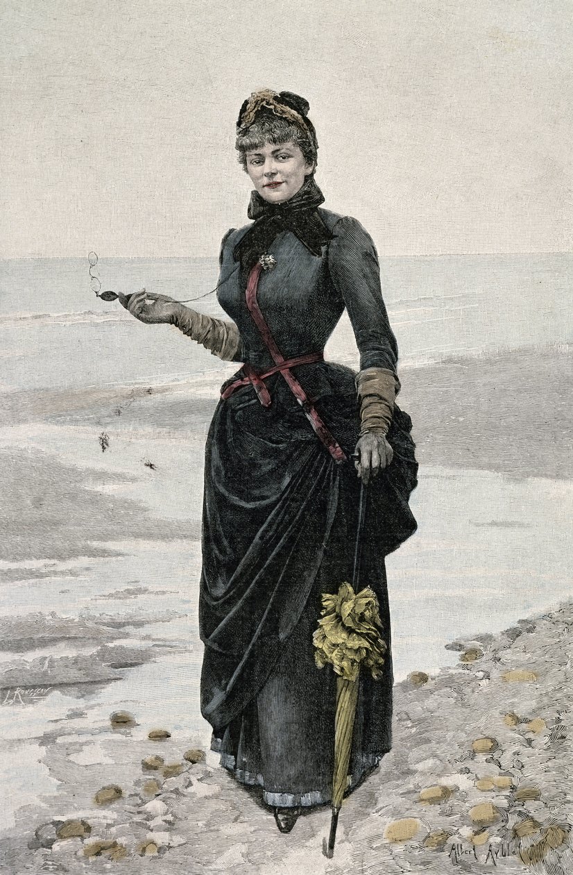 Retrato de Gyp (Sibylle Gabrielle Marie Antoinette Riquetti de Mirabeau, Condesa de Martel de Janville) (1849-1932), escritora francesa de French School