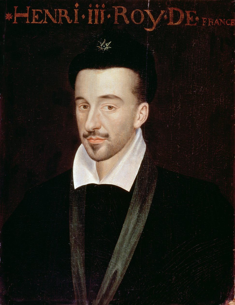 Retrato de Enrique III (1551-89) de French School