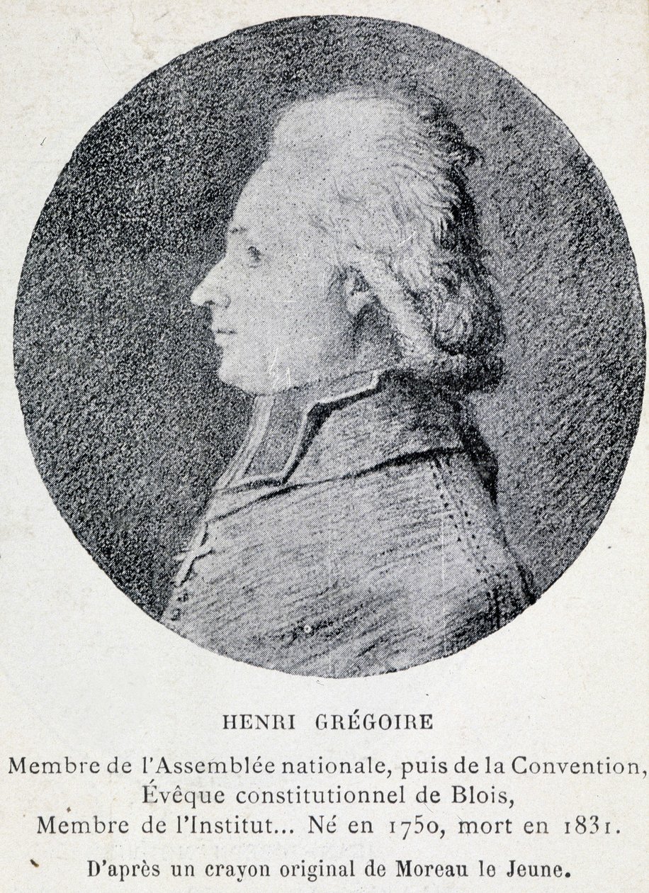 Retrato de Henri conocido como el Abate Gregoire (1750-1831), eclesiástico y político francés de French School