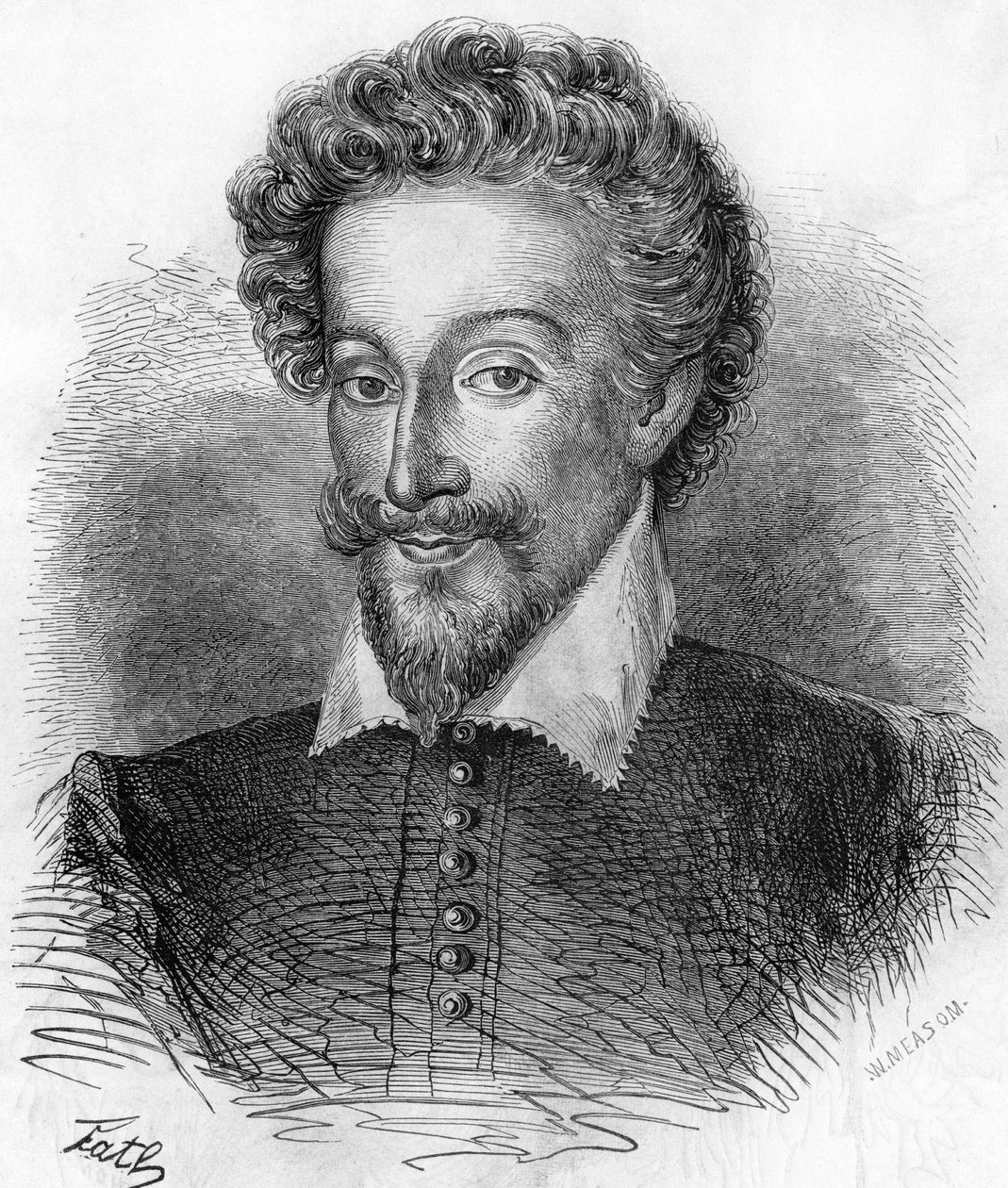 Retrato de Enrique IV (1553-1610), Rey de Francia. En 