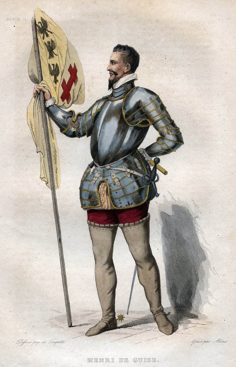 Retrato de Enrique I, Duque de Guisa (1550-1588) llamado 
