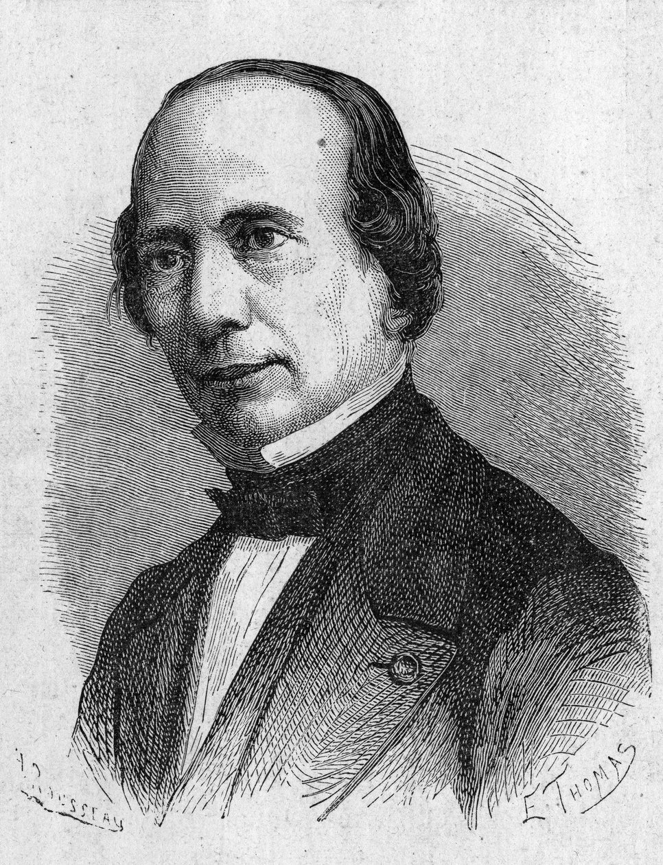 Retrato de J. Caselli, físico italiano - en 