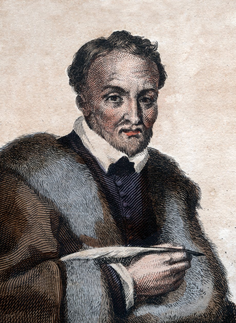 Retrato de Jacques Amyot (1513-1593), obispo, escritor y traductor francés. de French School