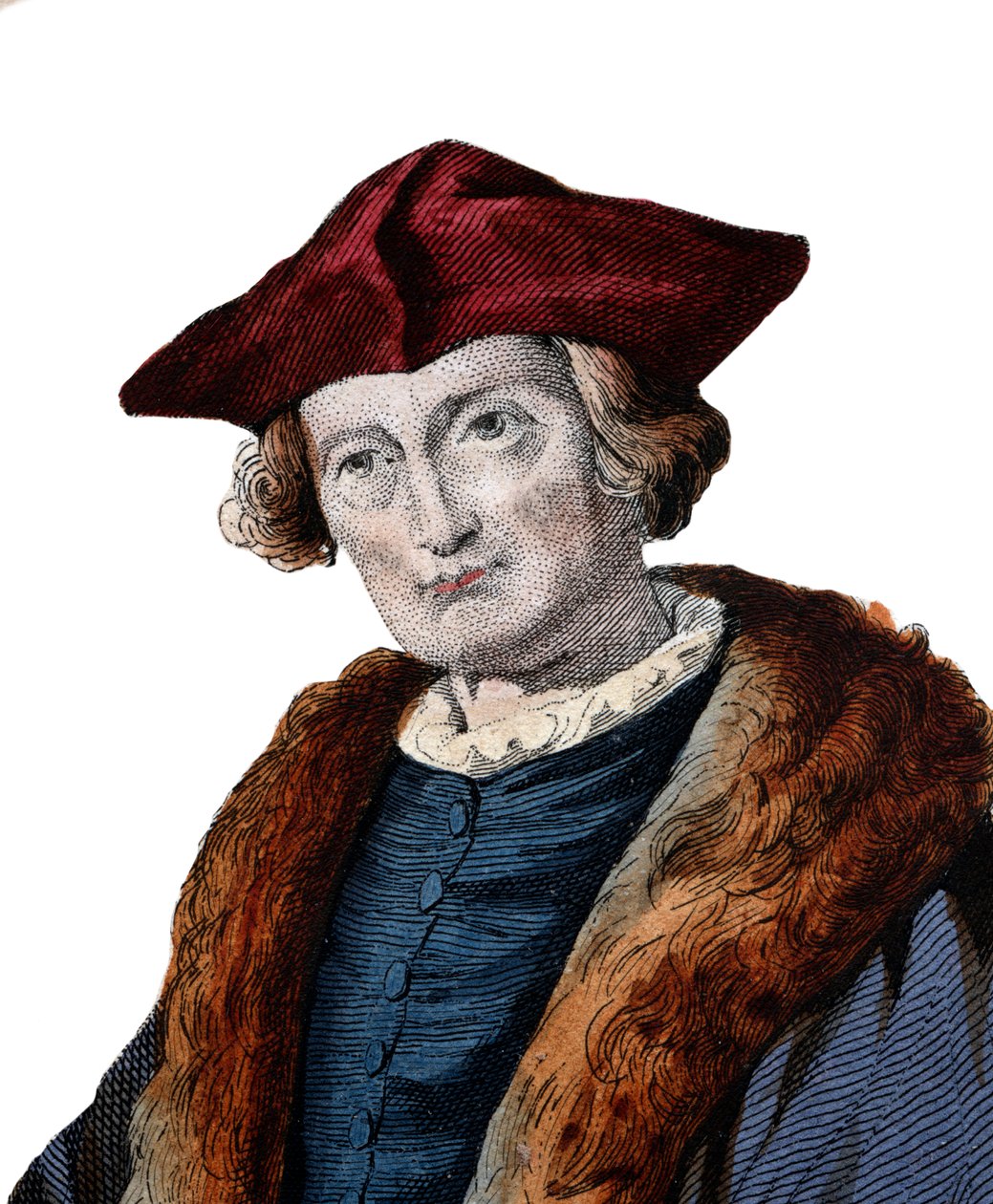 Retrato de Jacques Auguste de Thou (Thuanus) (1553-1617), Presidente del Parlamento de París de French School
