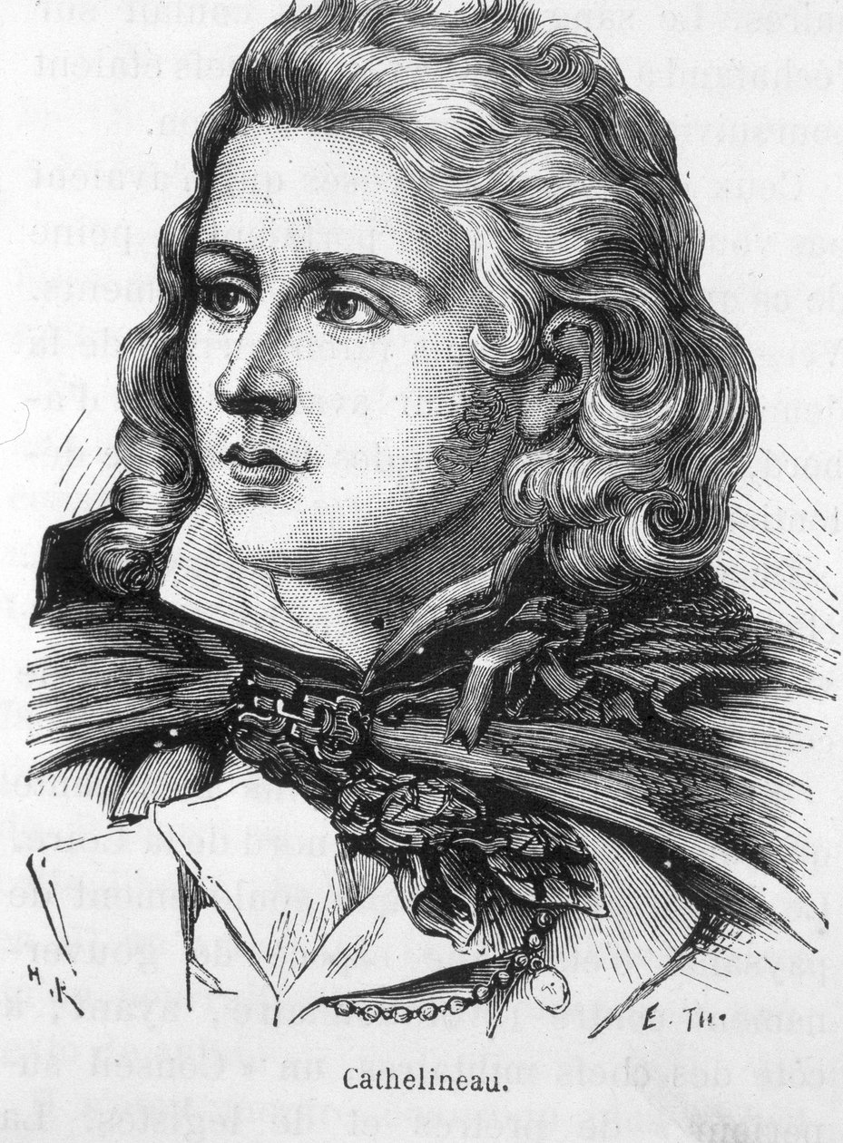 Retrato de Jacques Cathelineau (1759 - 1793), jefe de Vendée - en “L