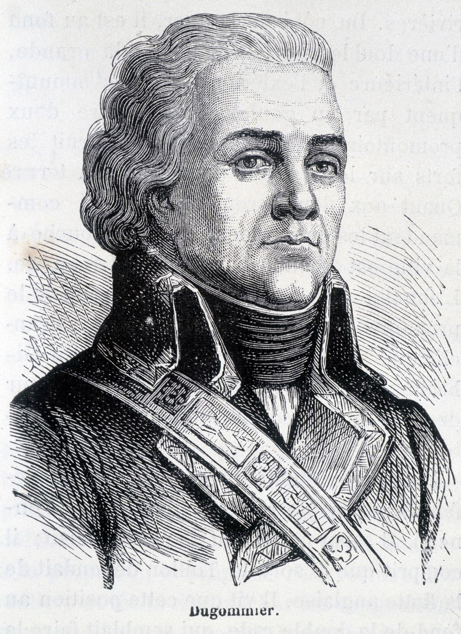 Retrato de Jacques François Coquille dit Dugommier, general francés (1738 -1794) - en "L