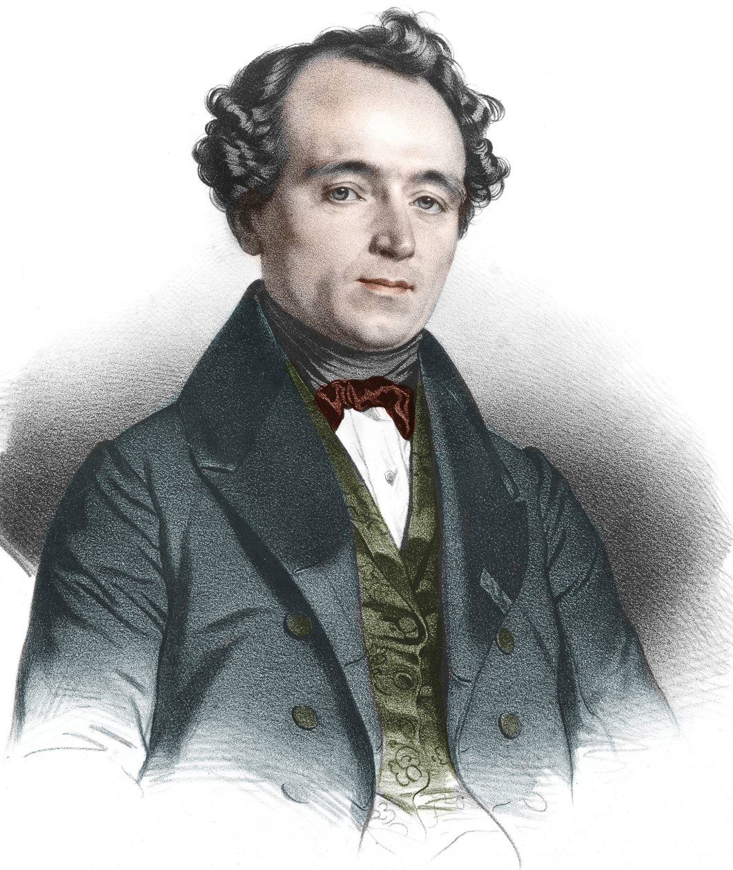 Retrato de Jean Baptiste André Dumas (1800-1884) químico francés. de French School