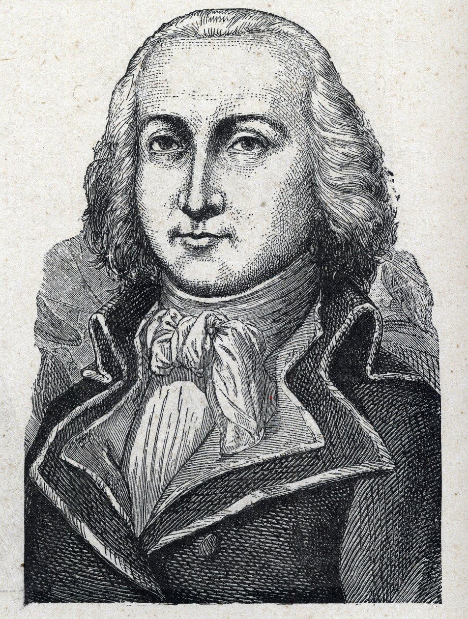 Retrato de Jean Baptiste Cyrus Adelaide de Timbrune de Thiembronne, conocido como Valencia, Conde de Valencia y General de la Revolución Francesa (1757-1822). Grabado de 1889. Colección privada. de French School