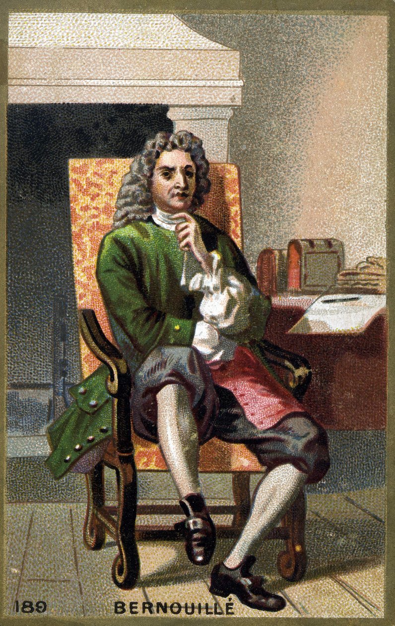 Retrato de Jean Bernoulli (Johann Bernouilli) (1667-1748) de French School