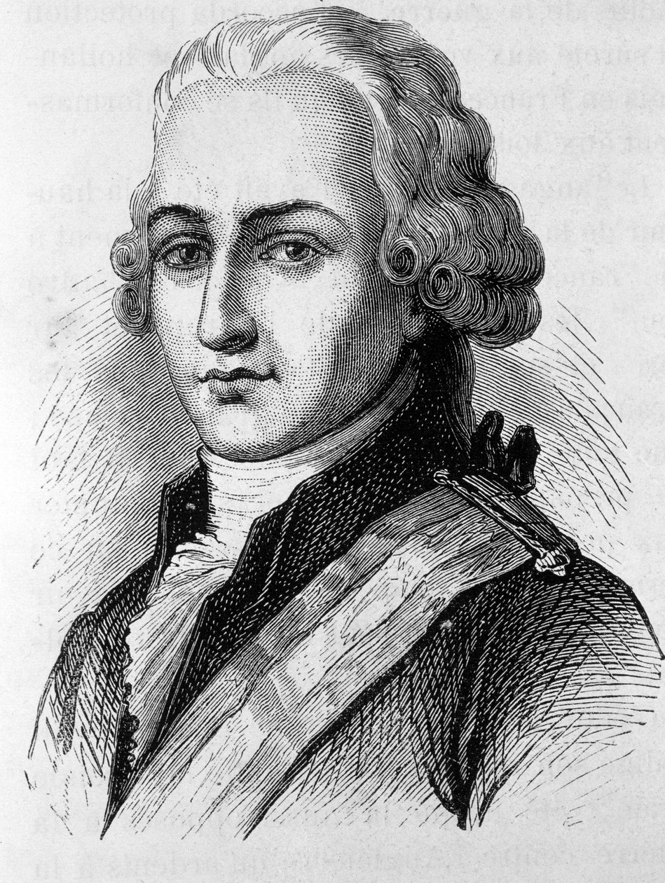 Retrato de Jean Nicolas Pache (1746-1823), político francés - en "L