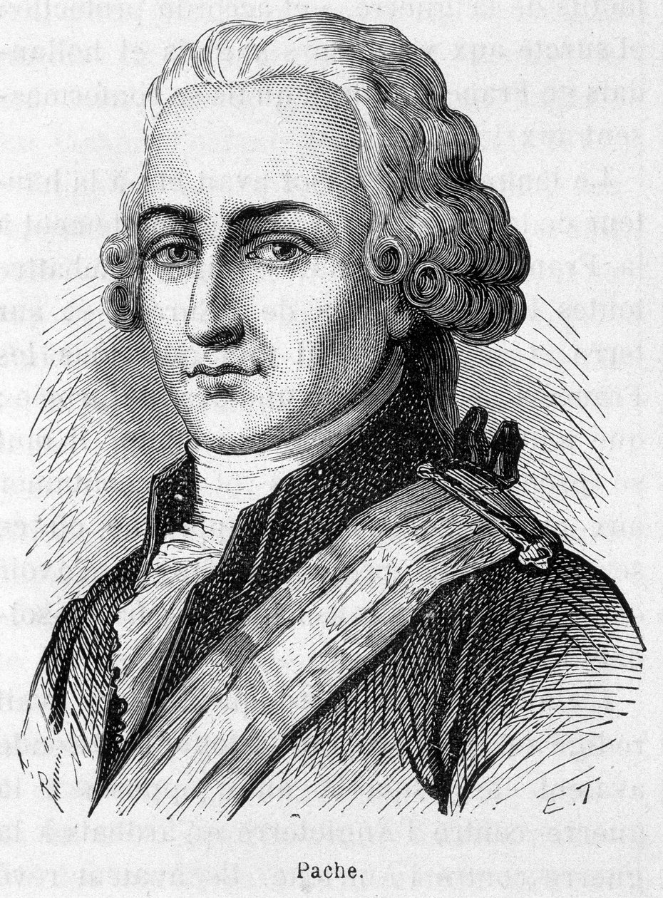 Retrato de Jean Nicolas Pache (1746-1823), político francés que grabó en monumentos públicos el lema de la República Francesa: 