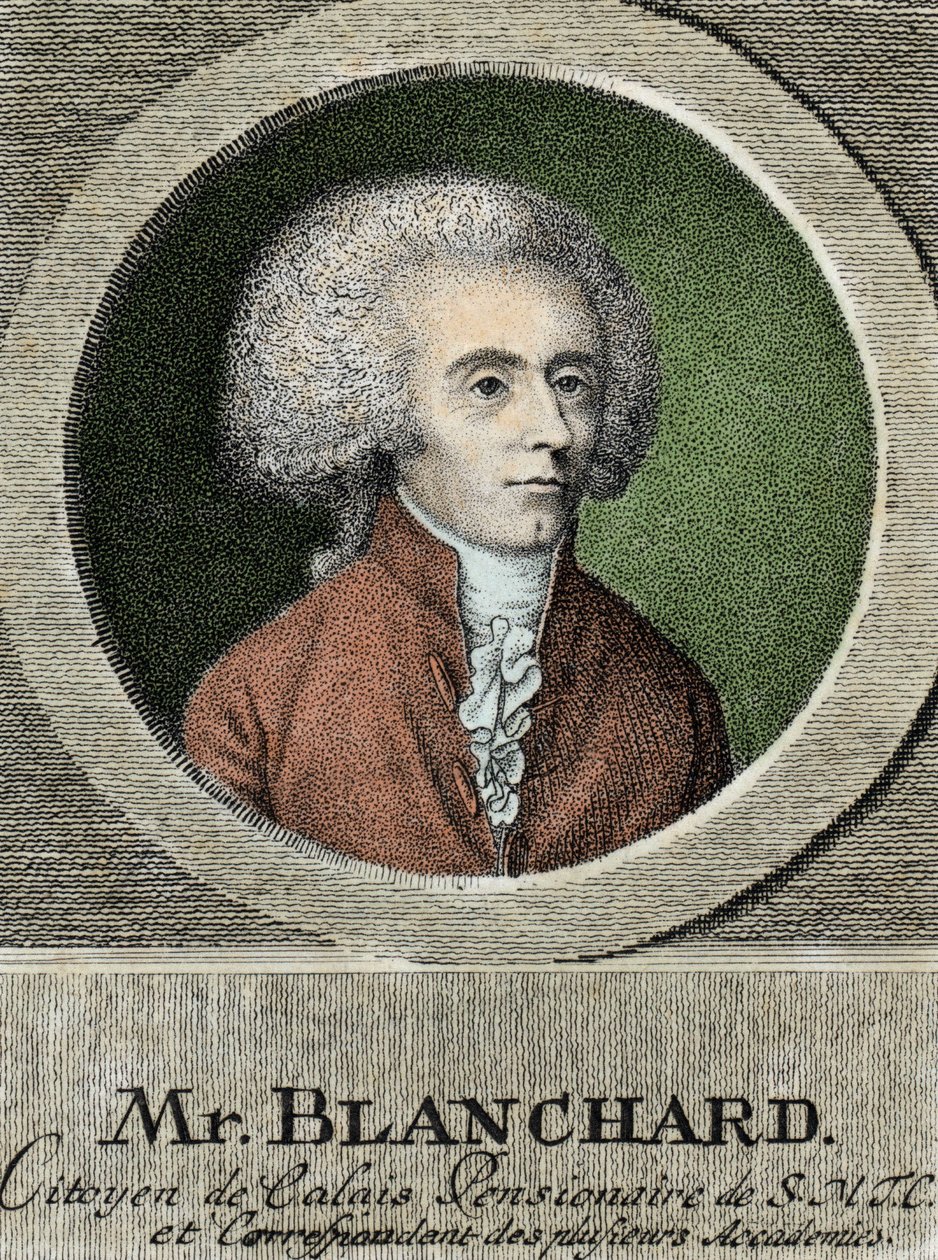 Retrato de Jean Pierre (Jean-Pierre) Blanchard (1753-1809), aeronauta francés de French School