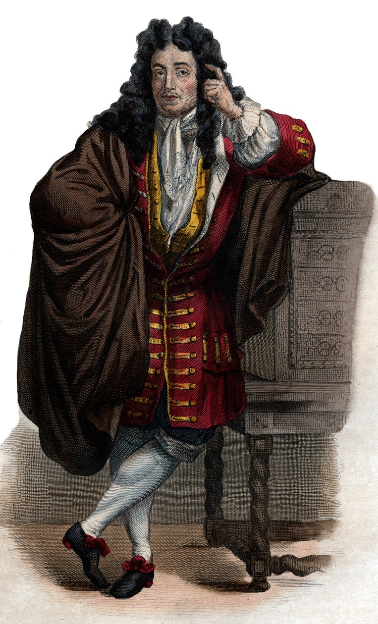 Retrato de Jean de La Bruyère (1645-1696), ensayista y moralista francés. de French School