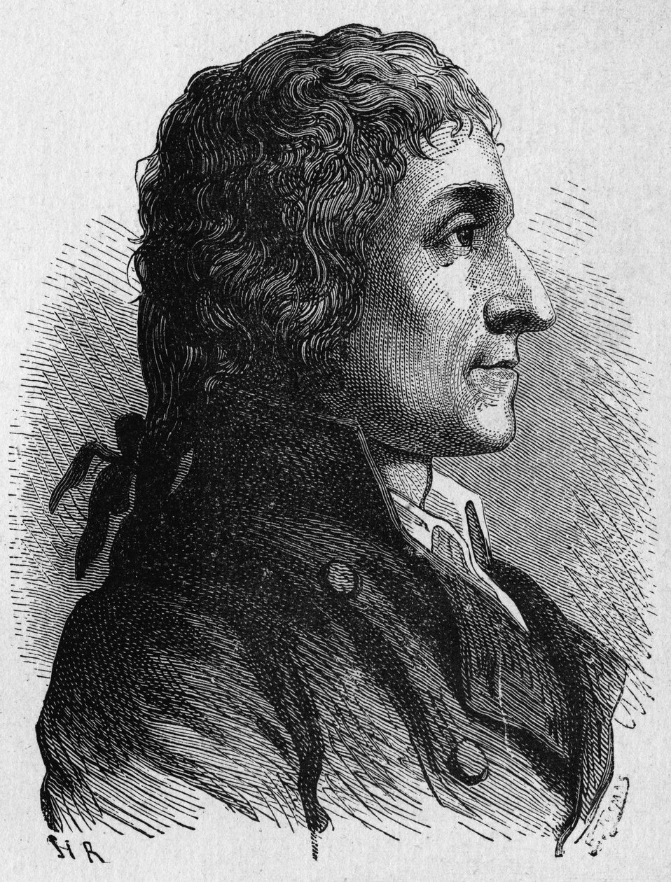Retrato de Joseph-Louis Proust (1754 - 1826), químico francés - en “Album de la Science; illustrious scientists; Great discoveries” 1896. de French School