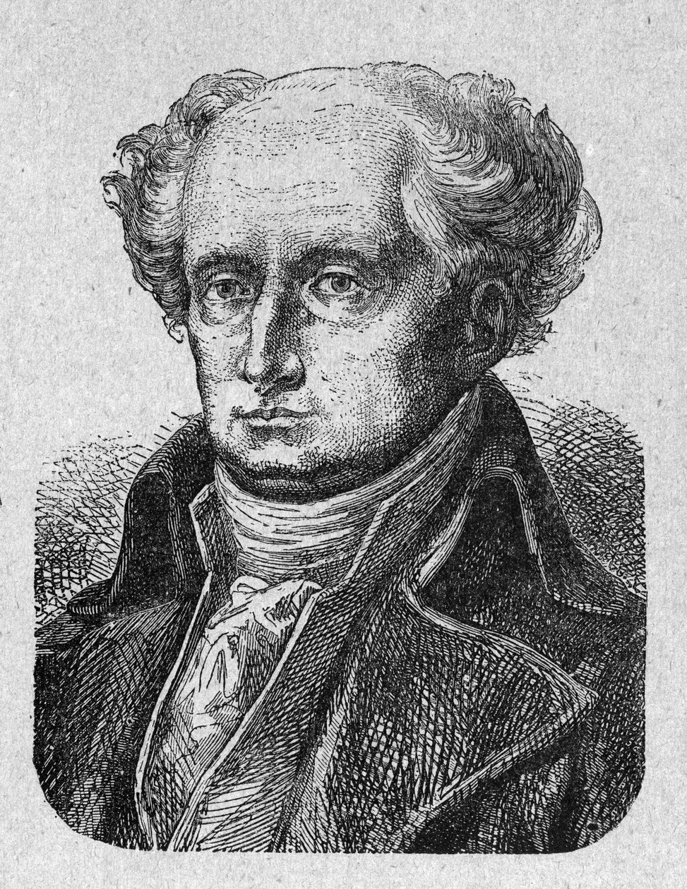 Retrato de Joseph Jerome Simeon (1749-1842), abogado y político francés. Grabado de 1889. Colección privada de French School