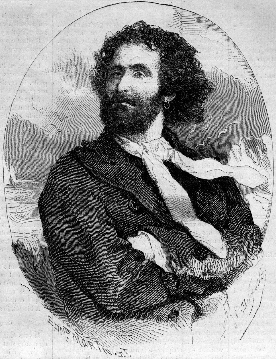 Retrato de Lafontaine (Henry Lafontaine) de French School