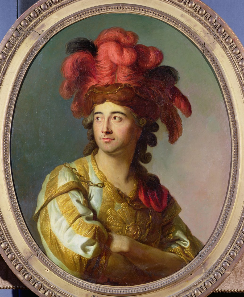 Retrato de Larive de French School