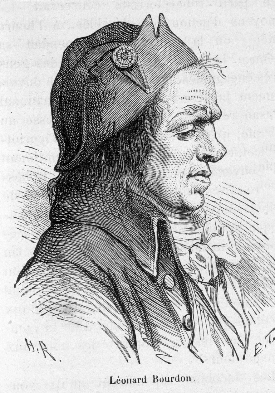 Retrato de Leonard Bourdon (1754-1807), político francés - en “L