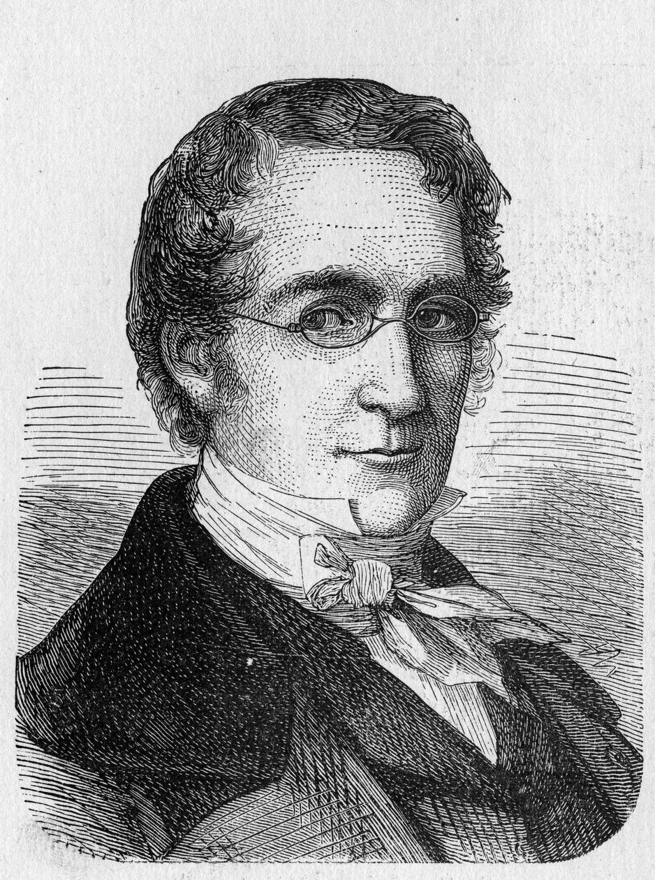 Retrato de Louis-Joseph Gay-Lussac (Louis Joseph Gay Lussac) (1778 - 1850) - en “Album of Science; illustrious scholars; Great discoveries” 1896. de French School