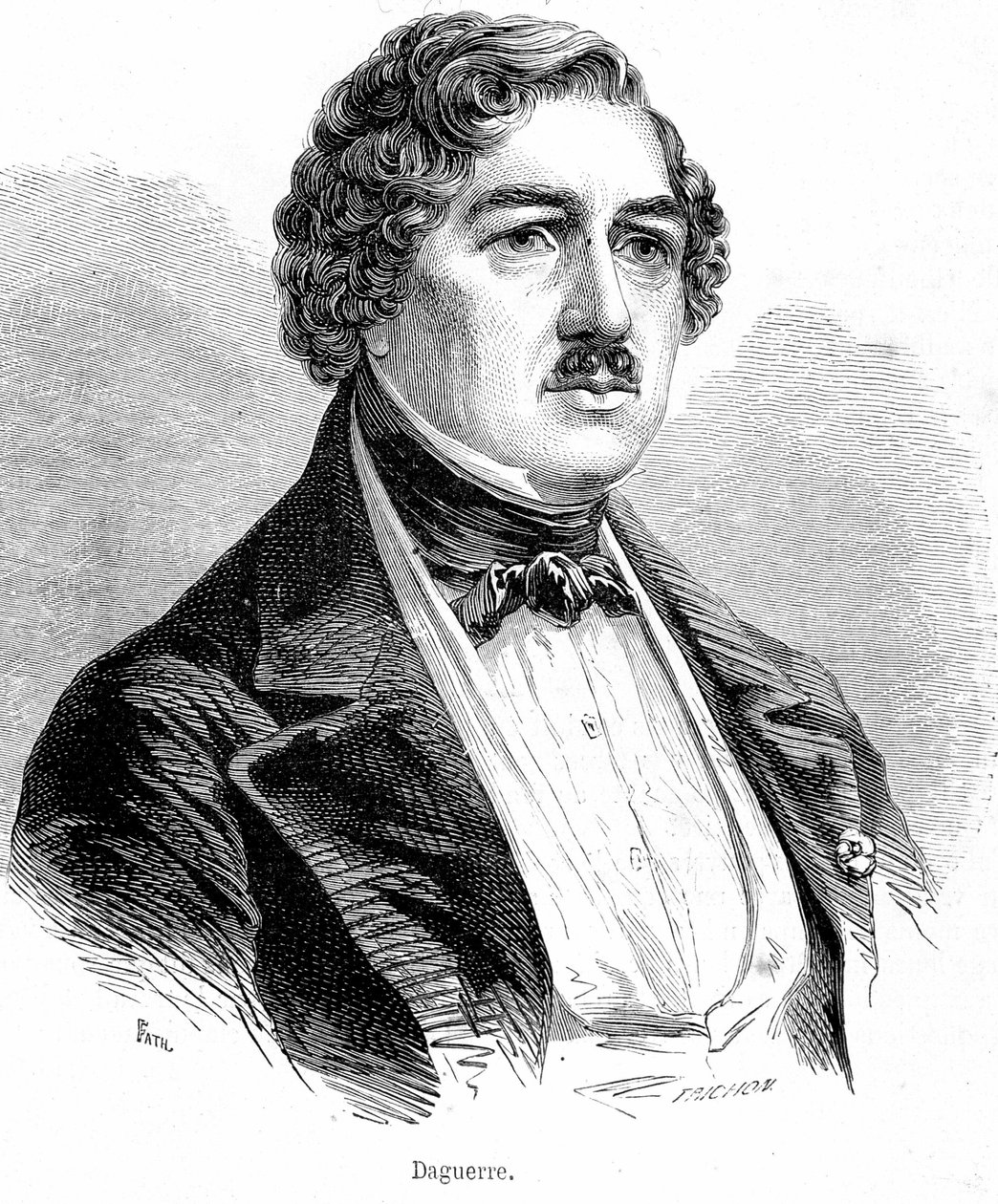 Retrato de Louis Daguerre de French School
