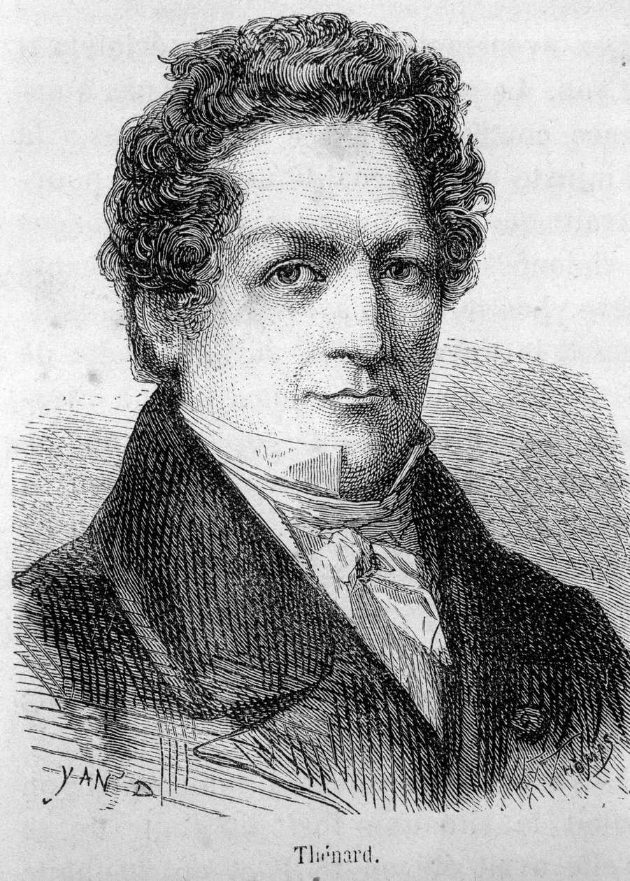 Retrato de Louis Jacques Thenard (1777-1857), químico francés de French School