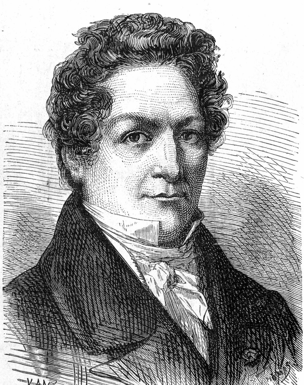 Retrato de Louis Jacques Thénard (1777 - 1857), químico francés - en 