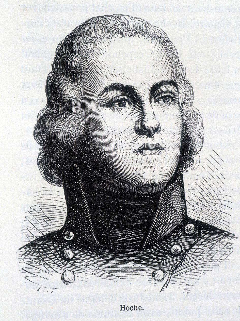 Retrato de Louis Lazare Hoche (1768-1797), general francés - en "L