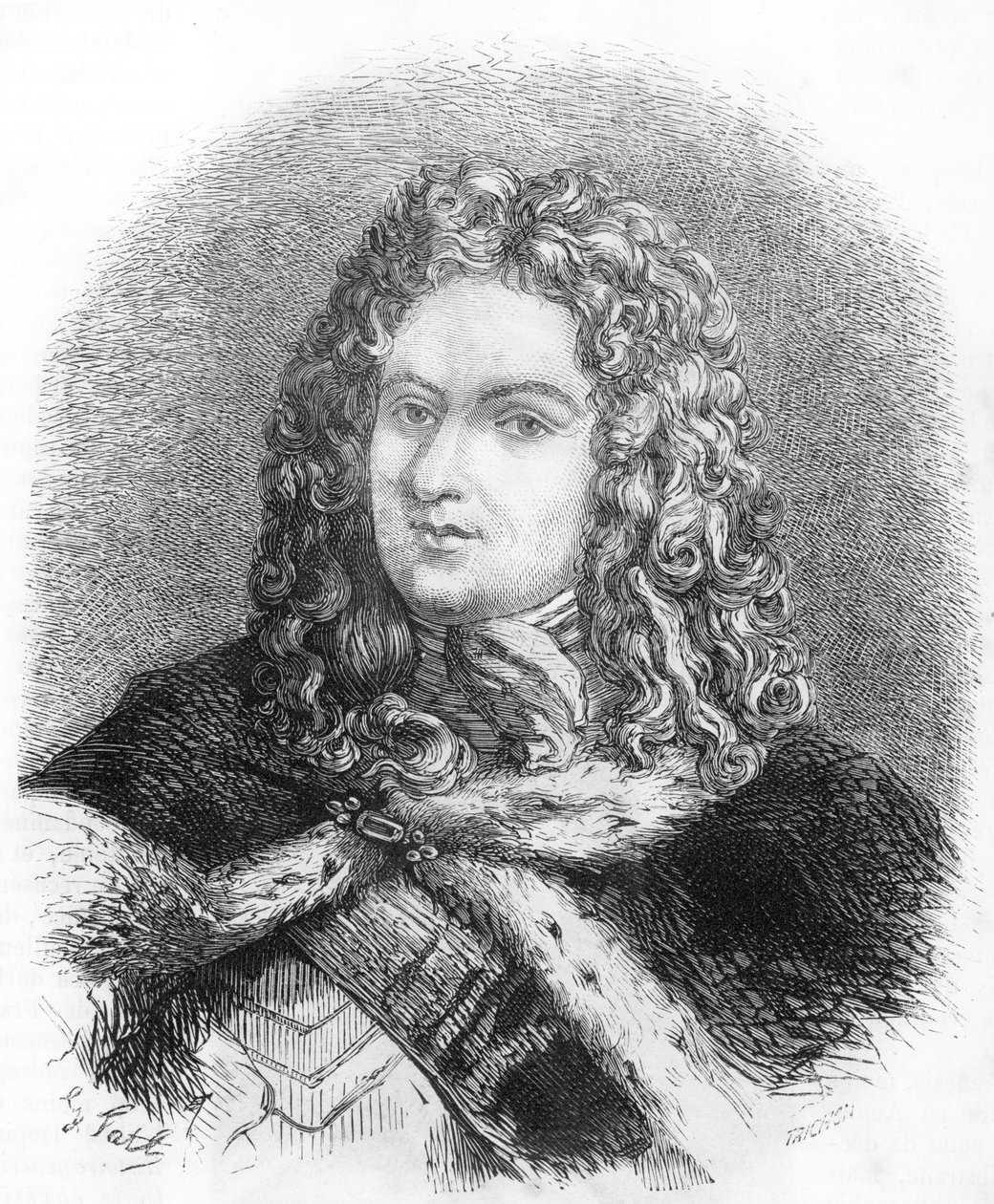 Retrato de Louis de Rouvroy, duque de Saint-Simon de French School