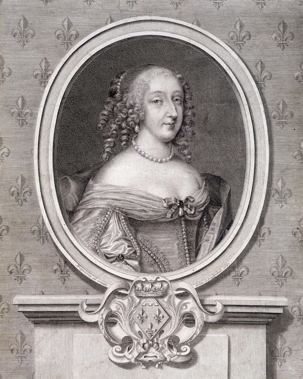 Retrato de Mademoiselle de Montpensier llamada “Grande Mademoiselle” de French School