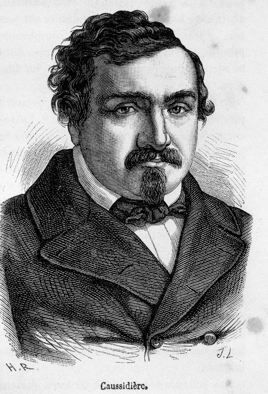 Retrato de Marc Caussidière, político francés (1808-1861). de French School
