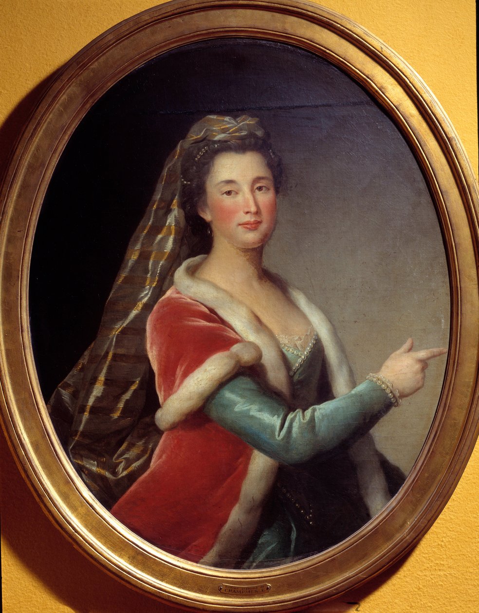Retrato de Marie Desmares La Champmesle (1642-1698) actriz en el papel de Roxane de French School