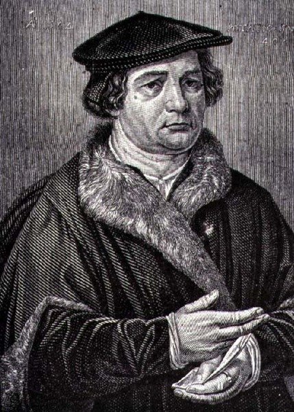 Retrato de Martín Lutero (1483-1546) reformador religioso alemán de French School