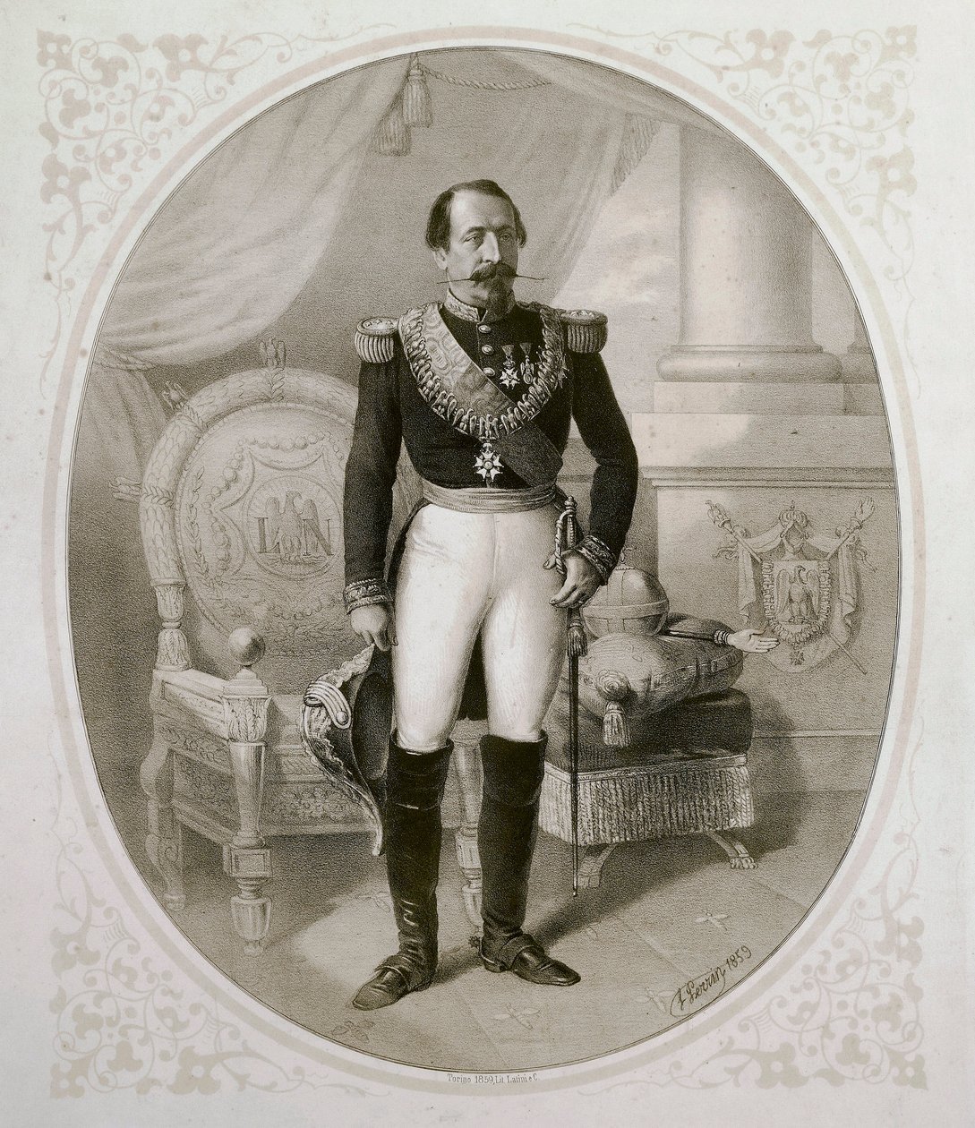 Retrato de Napoleón III (1808 - 1873) de French School