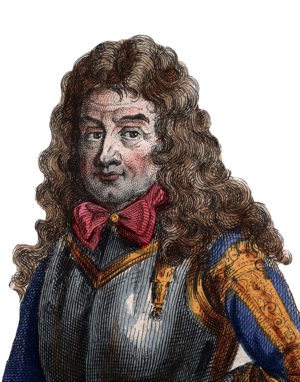 Retrato de Nicolás Catinat de La Fauconnerie (1637-1712), comandante militar francés y Mariscal de Francia de French School