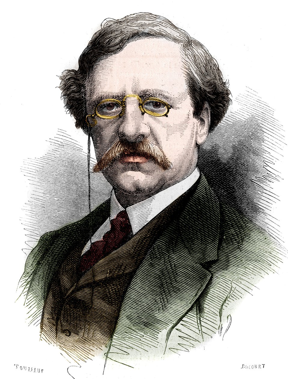 Retrato de Nils Adolf Erik (Eric) Barón Nordenskjold (Nordenskiold) (1832-1901), naturalista y explorador sueco. Grabado en “Le Monde Illustré” n°1178 del 25 de octubre de French School