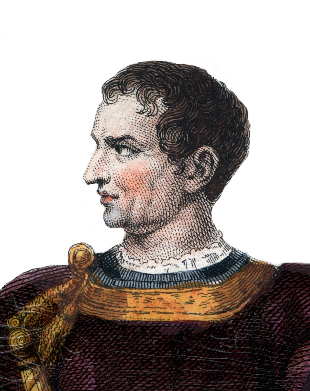 Retrato de Olivier V de Clisson (1336-1407), Condestable de Francia. de French School