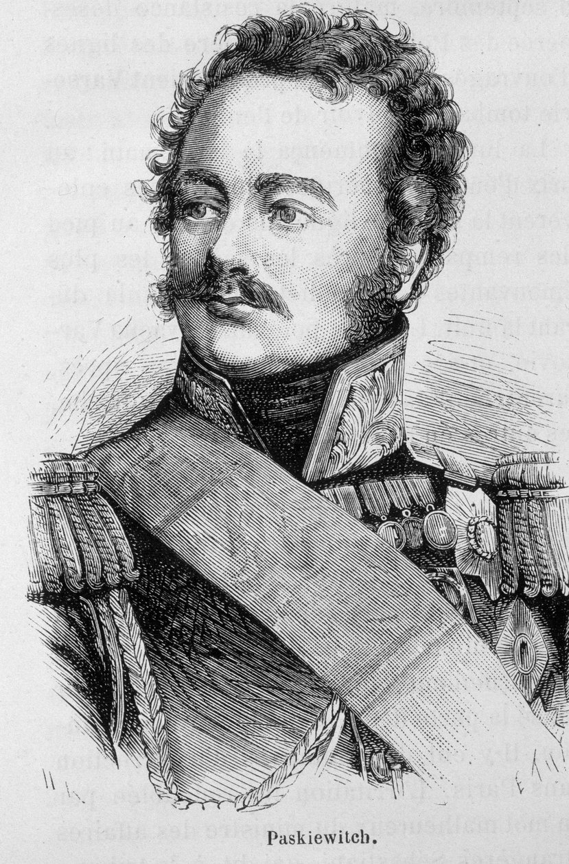 Retrato de Paskiewitch, Mariscal ruso (1782 - 1856) - en "L