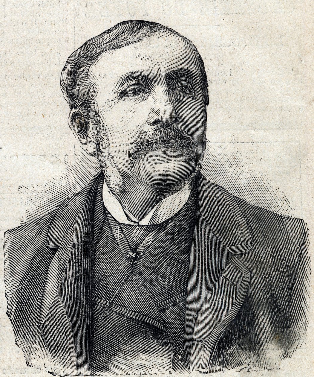 Retrato de Paul, Conde de Remusat (1831-1897) periodista y escritor francés de French School