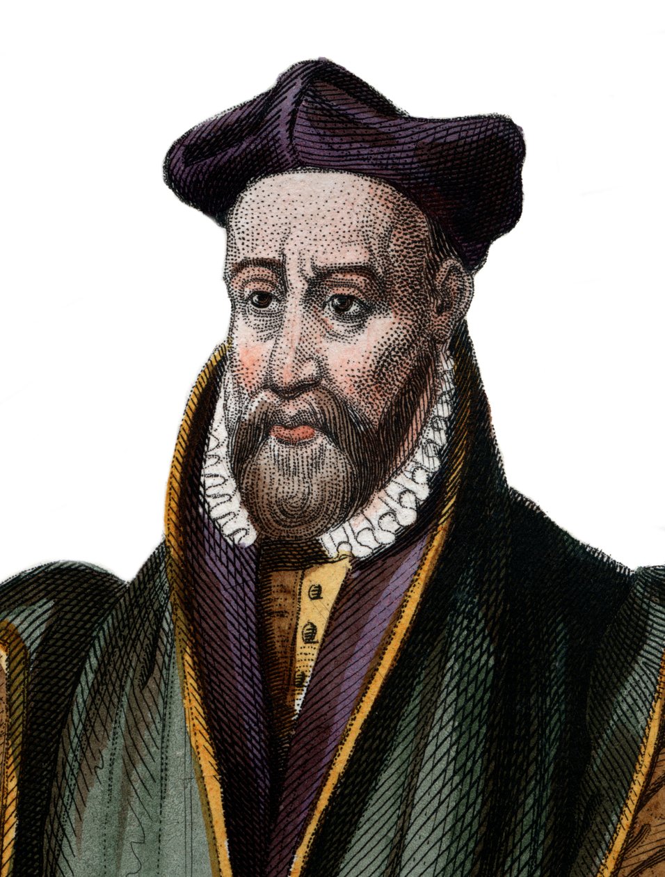 Retrato de Philibert Delorme (1510-1570), arquitecto francés de French School