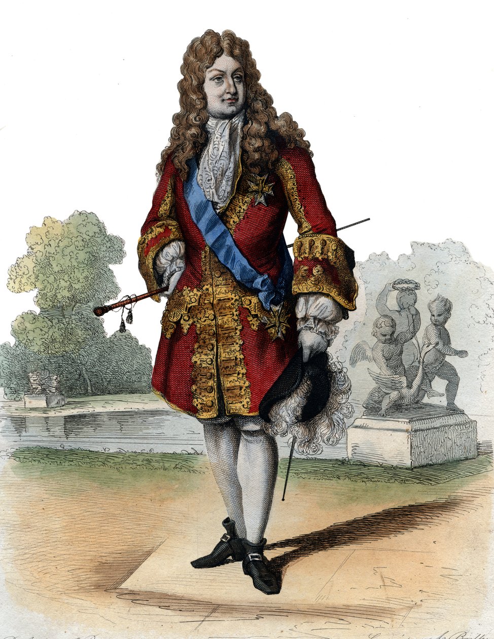 Retrato de Felipe II, Duque de Orleans (1674-1723) de French School