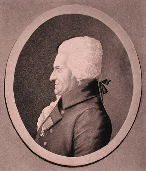 Retrato de Pierre-Alexandre Monsigny (1729-1817) grabado por Edme Quenedey (1756-1830) de French School