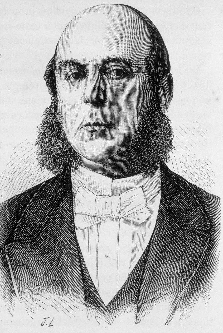 Retrato de Pierre Jules Baroche, político francés (1802 - 1870) de French School