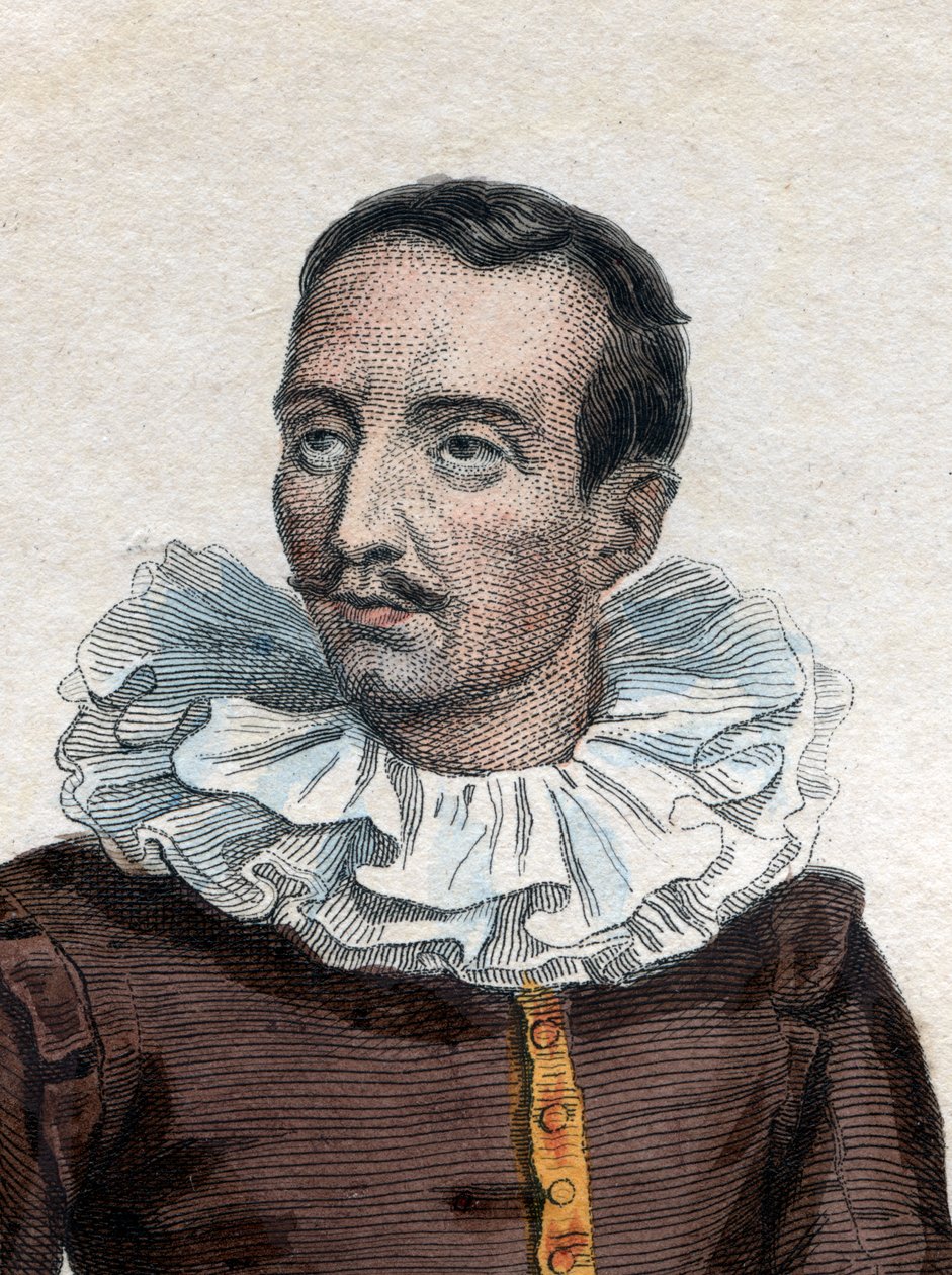 Retrato de Pierre de Bourdeille, señor de Brantôme (1535-1614), historiador, soldado y biógrafo francés de French School