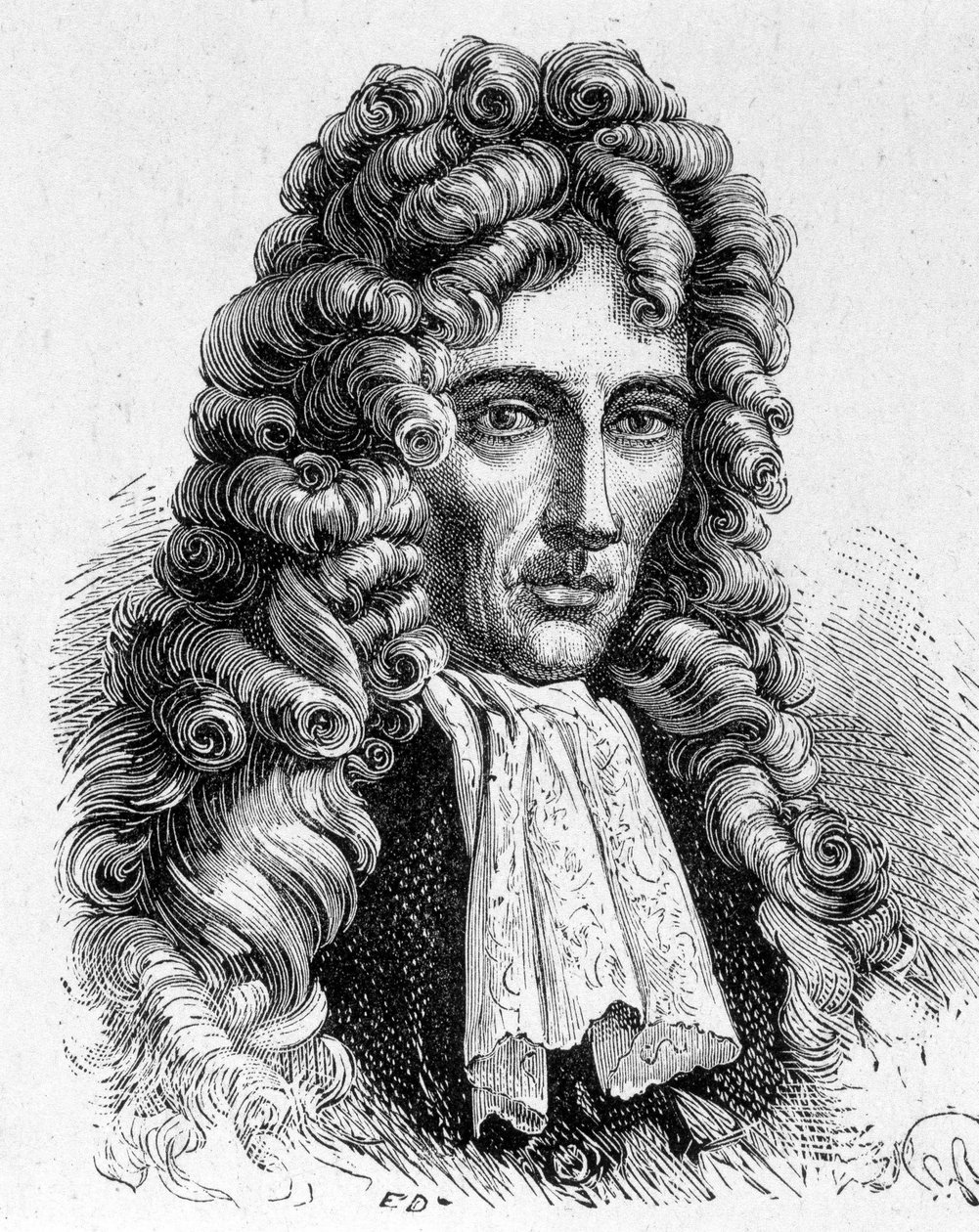 Retrato de Robert Boyle (1627 - 1691), físico y químico irlandés - en 