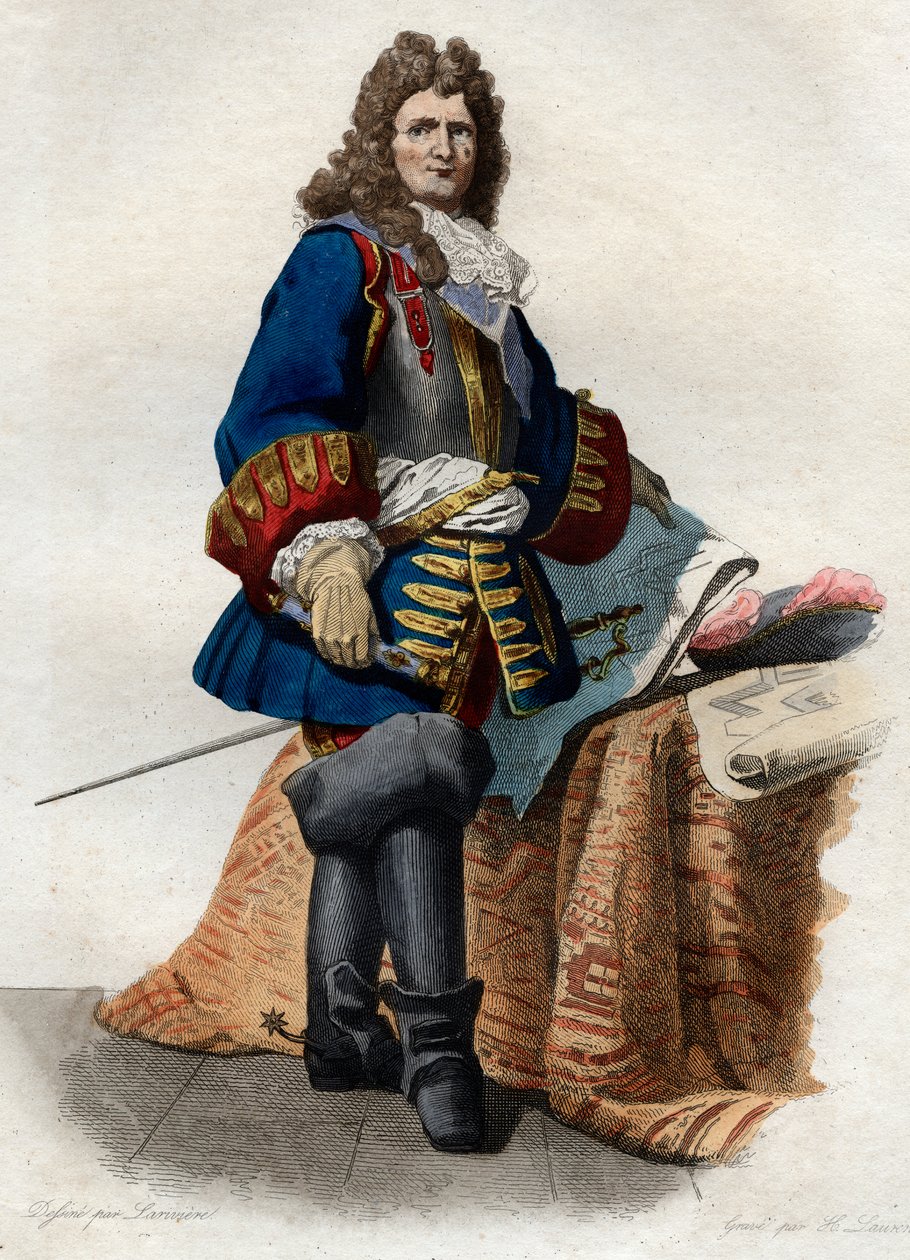 Retrato de Sébastien Le Prestre, Marqués de Vauban (1633-1707), Mariscal de Francia de French School