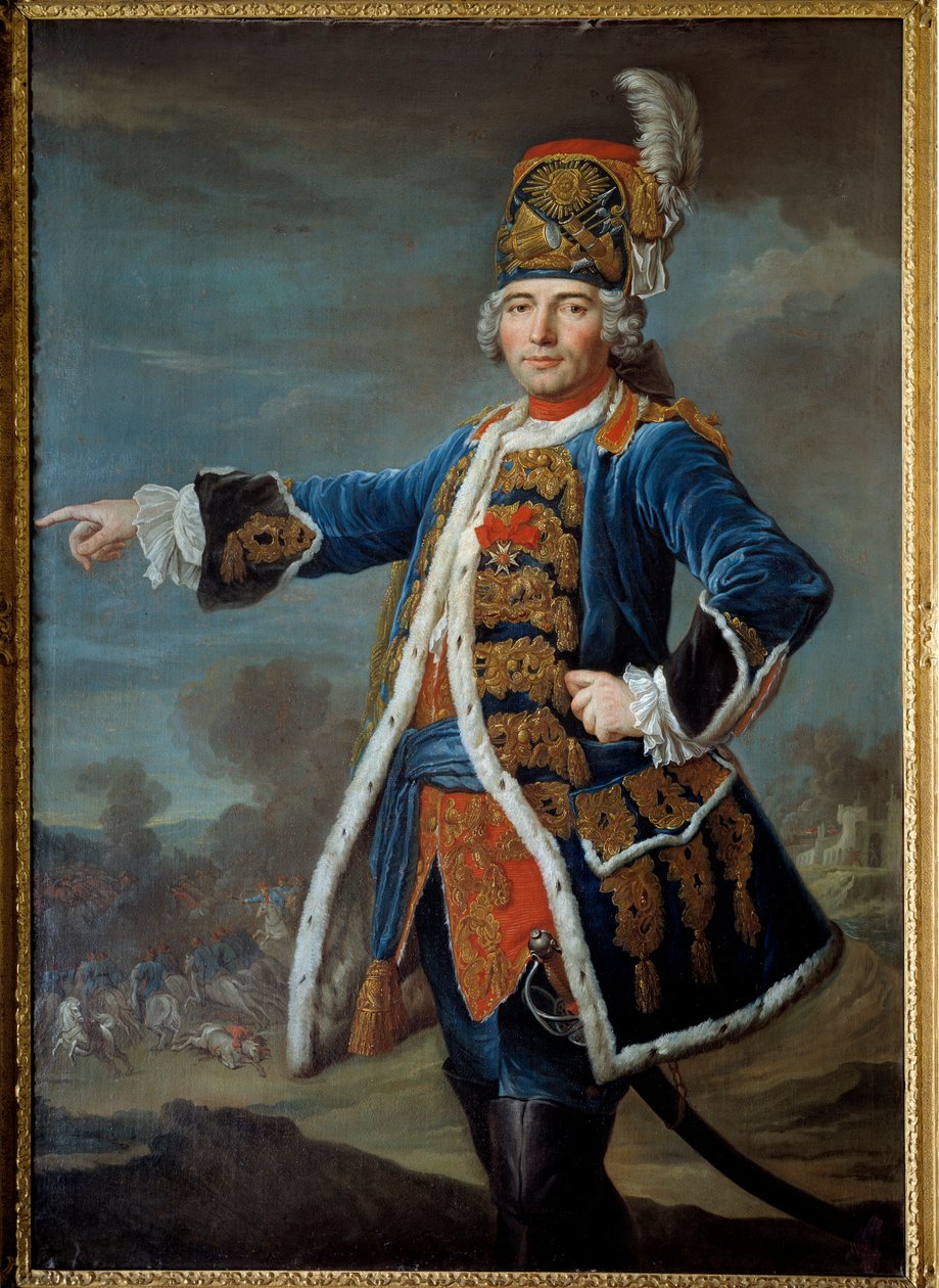 Retrato de Simon Claude de Grassin de Glatigny (? -1776) de French School