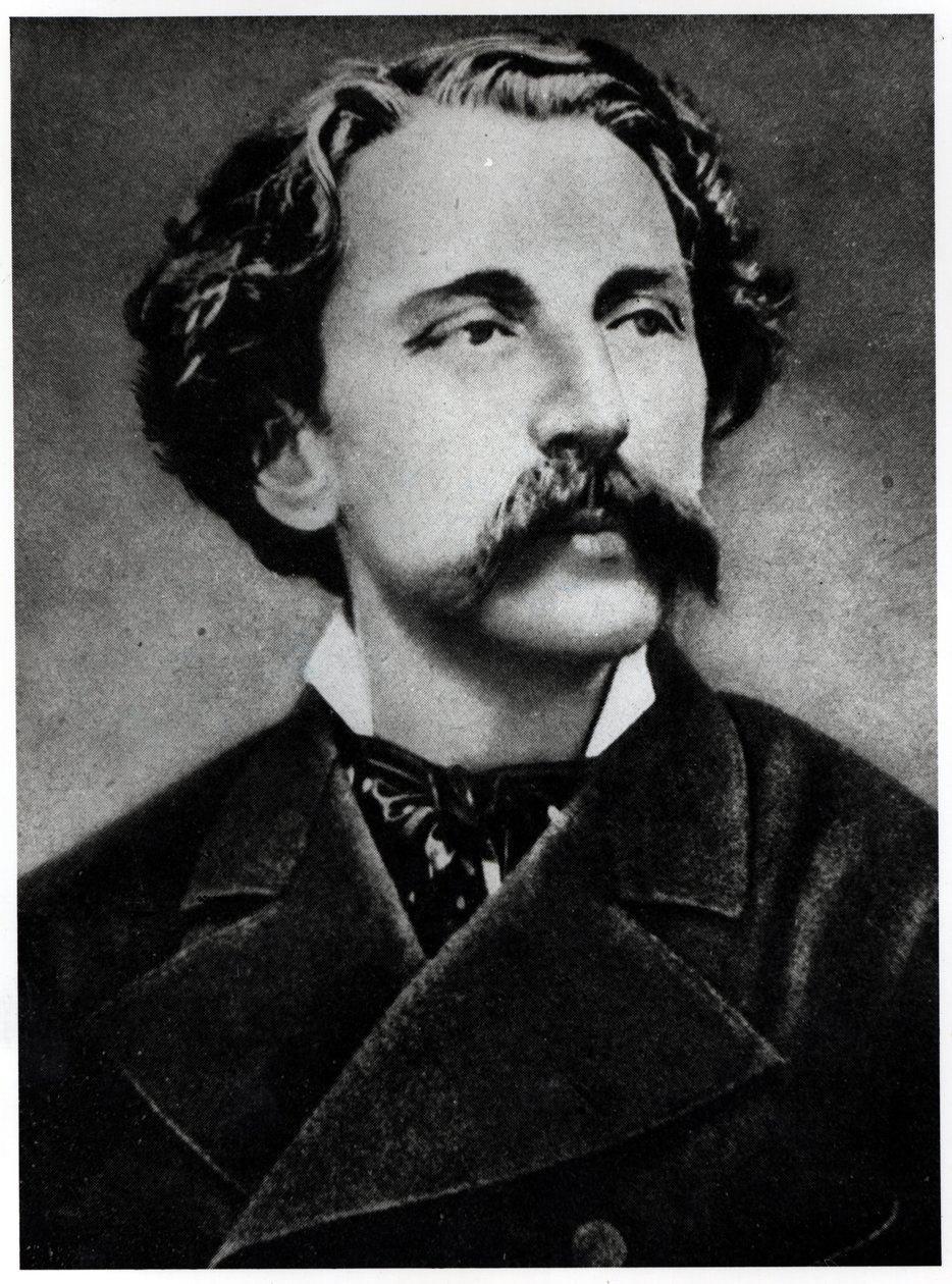 Retrato de Stéphane Mallarmé (1842-98), c.1873 de French School