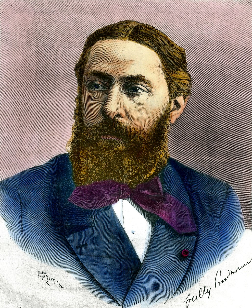 Retrato de Sully Prudhomme (1839-1907) Premio Nobel en 1901 y poeta francés. Principios del siglo XX. Colección privada de French School