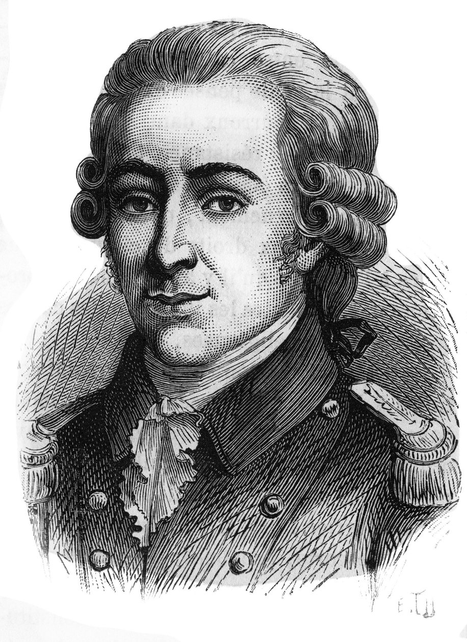 Retrato de Thomas de Mahy, Marqués de Favras (1744-1790). Grabado de finales del siglo XIX de French School